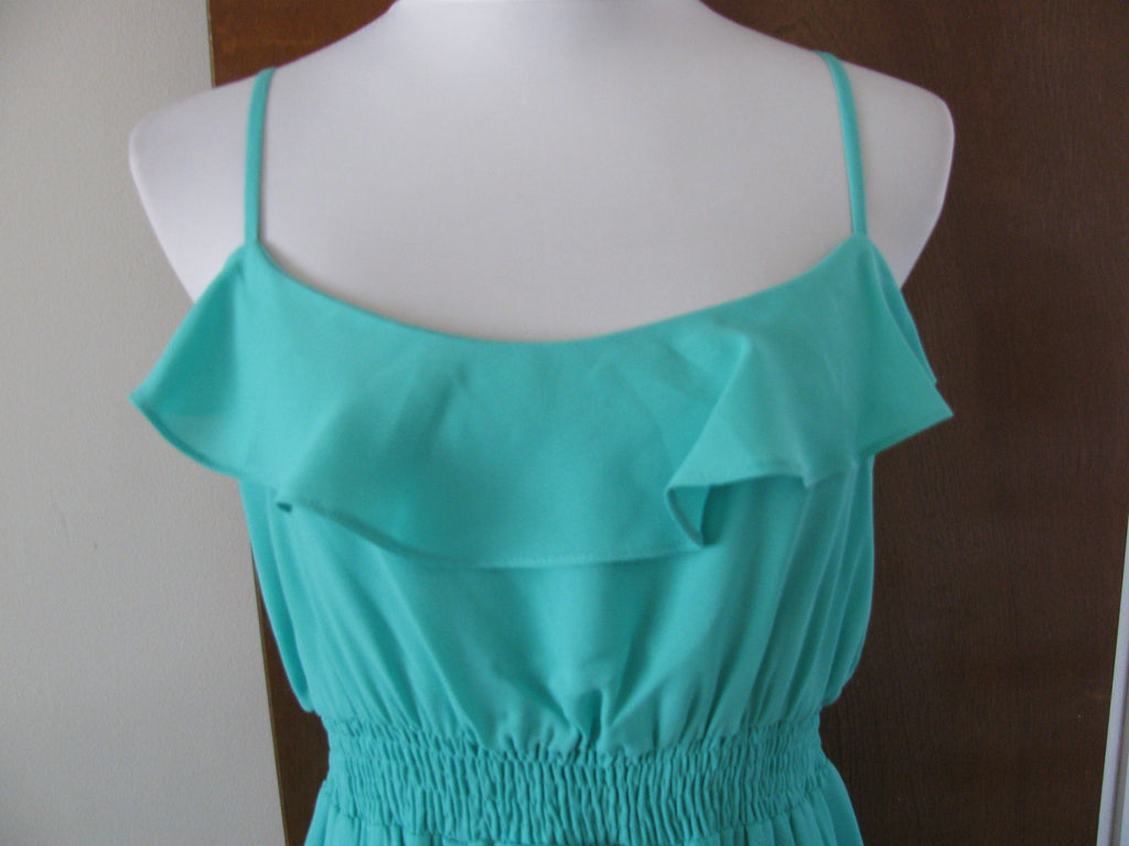 Max And Cleo women's green tide lined detailed  dress size small 