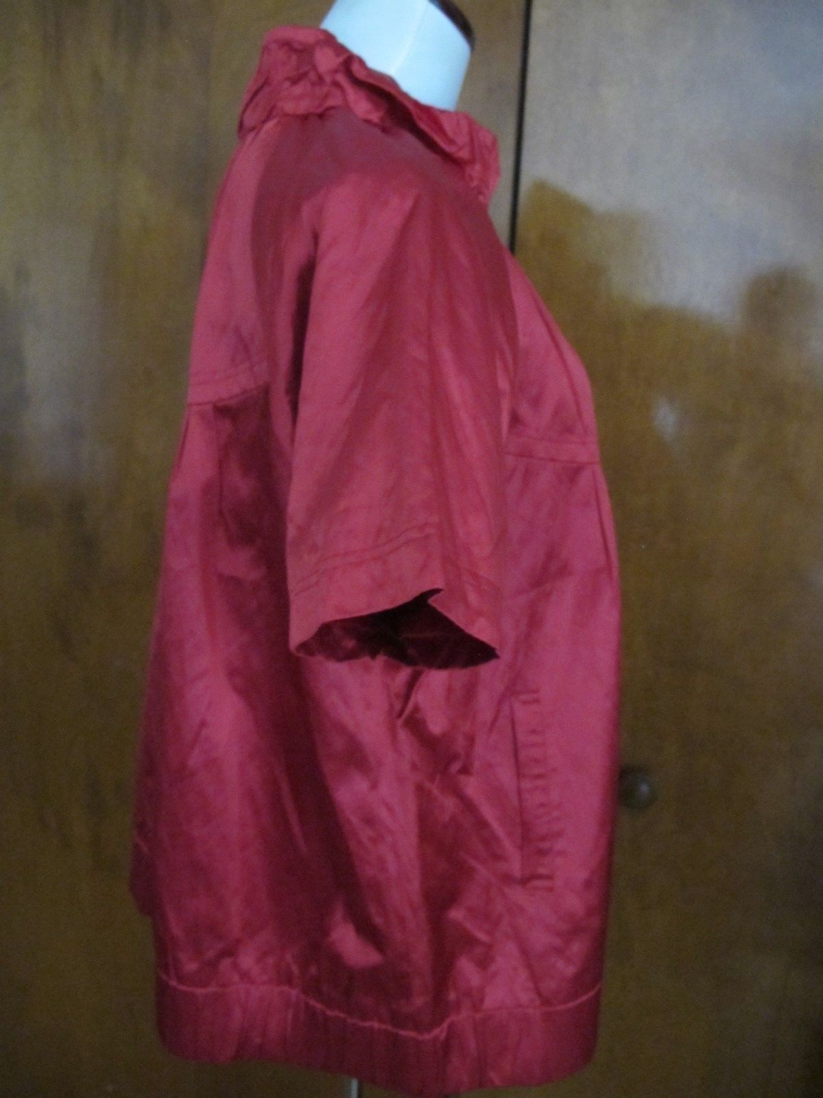 Sharagano Paris women's red lightweight lined jacket size Xlarge NWT