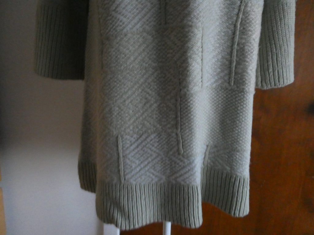 Free People Pale Sage Sweater Dress Size L NWT Oversized Knit Tunic Boho $138