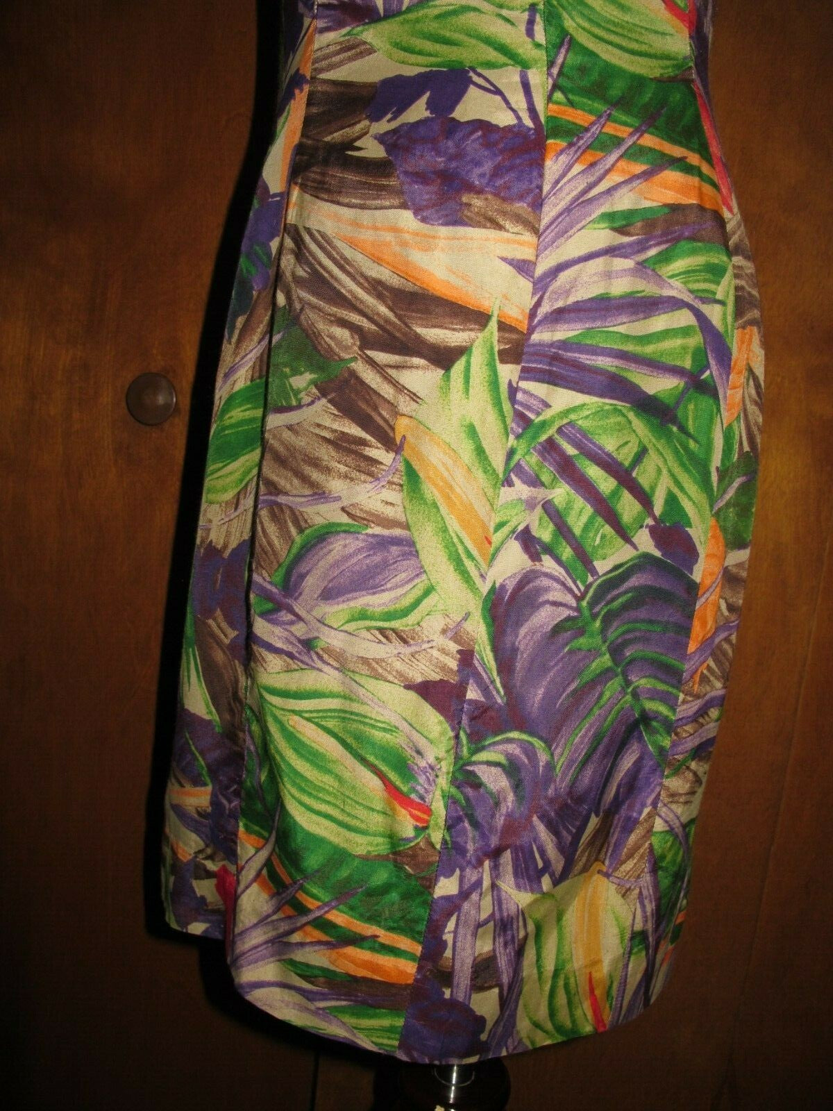 Women's multicolor rayon dress size 10 from Italy