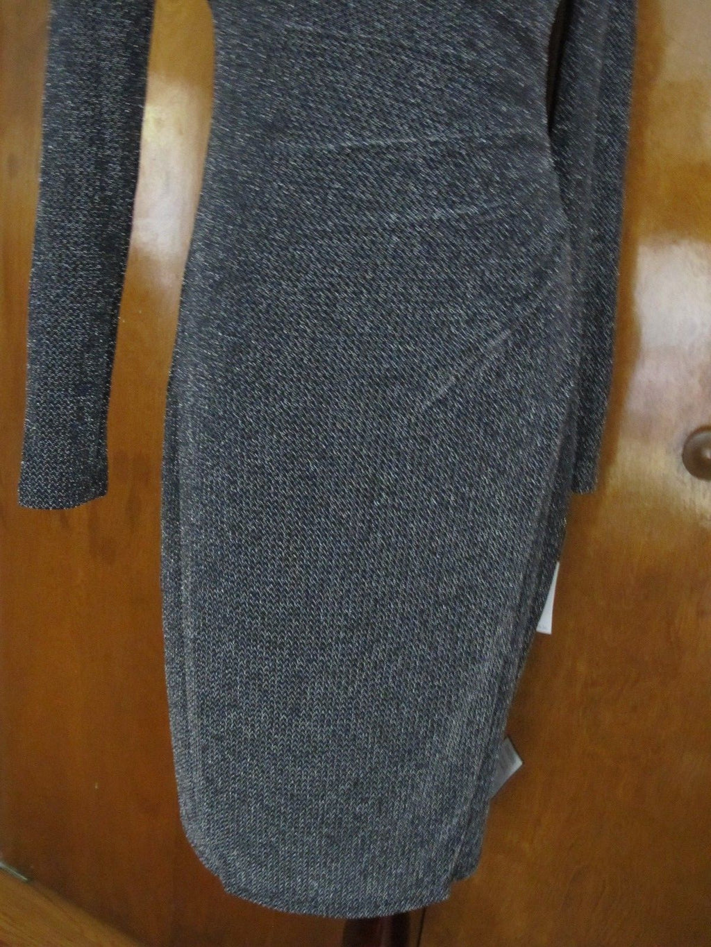 Ralph Lauren Women's Navy Silver Detailed Lined Evening New Dress