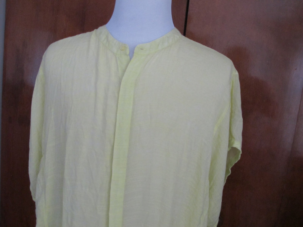 Anthropologie SaturdaySunday womens chartreuse Kendra oversized tunic small NWT