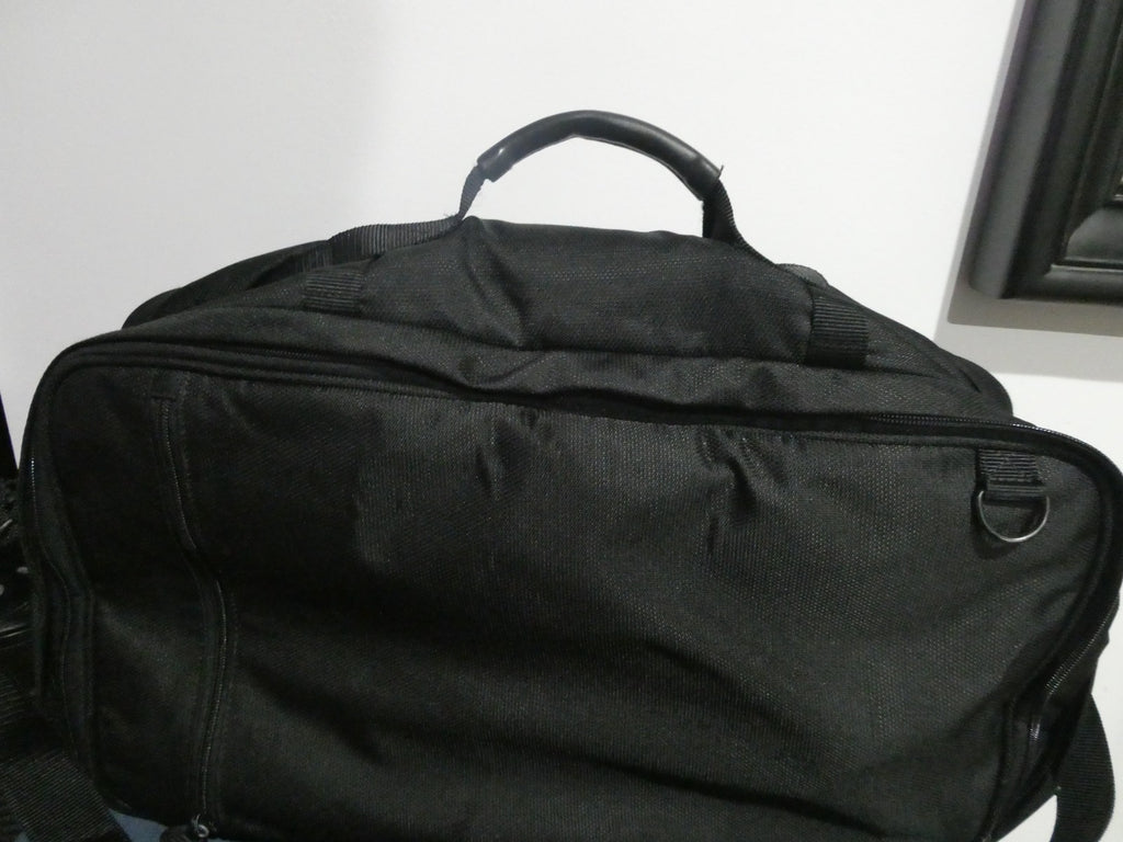TUMI Expandable 3-in-1 Travel Bag Backpack Briefcase Black Ballistic Nylon 22"