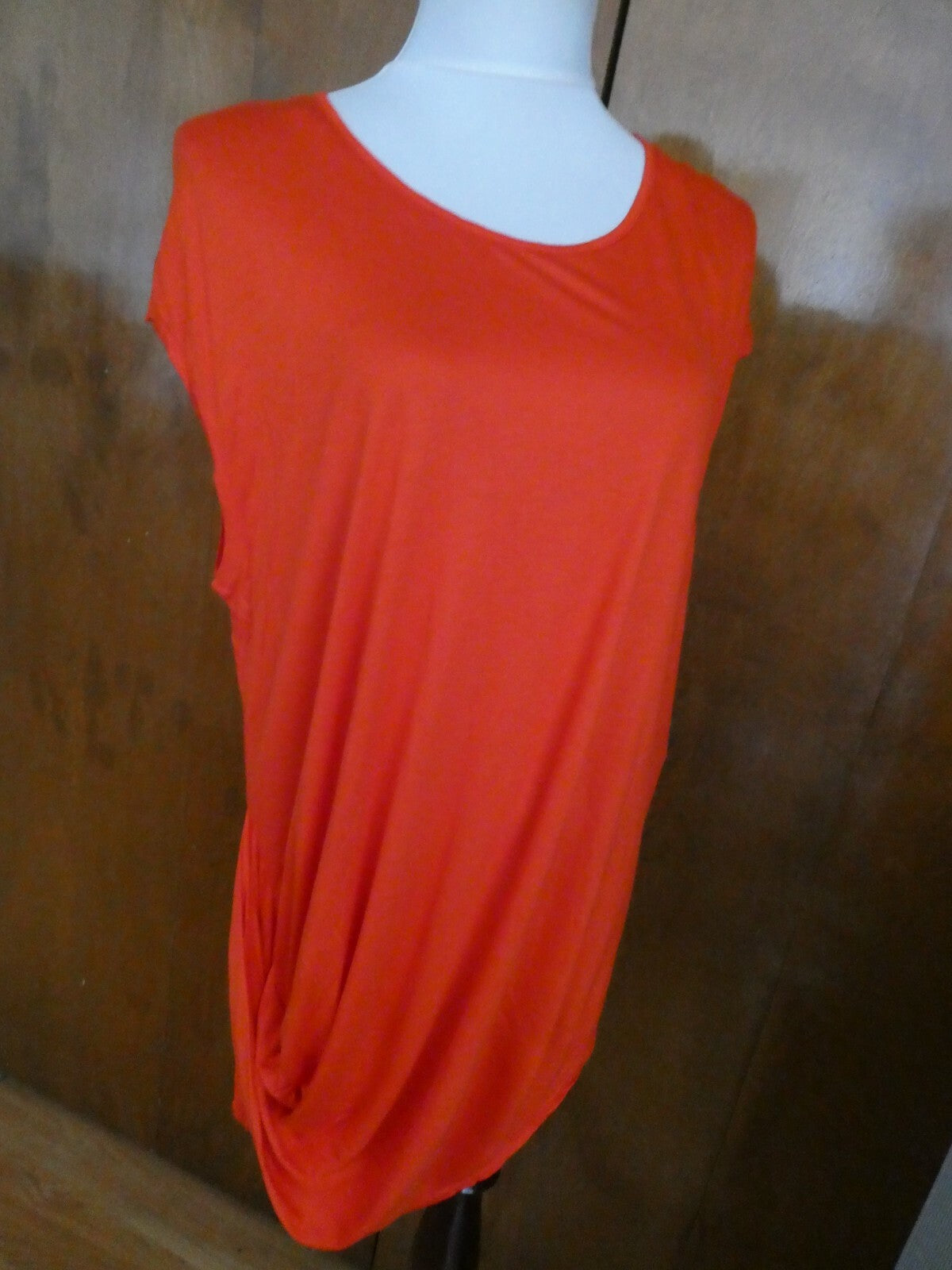 Rachel Roy women's red 100% viscose tunic top blouse 