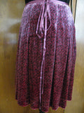 French Connection women's soft viscose silk multicolored  skirt 10 New