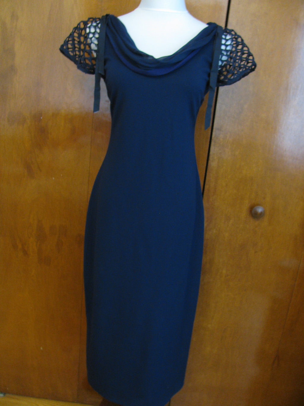 Elie Tahari Sheena Women’s Navy Evening Dress New