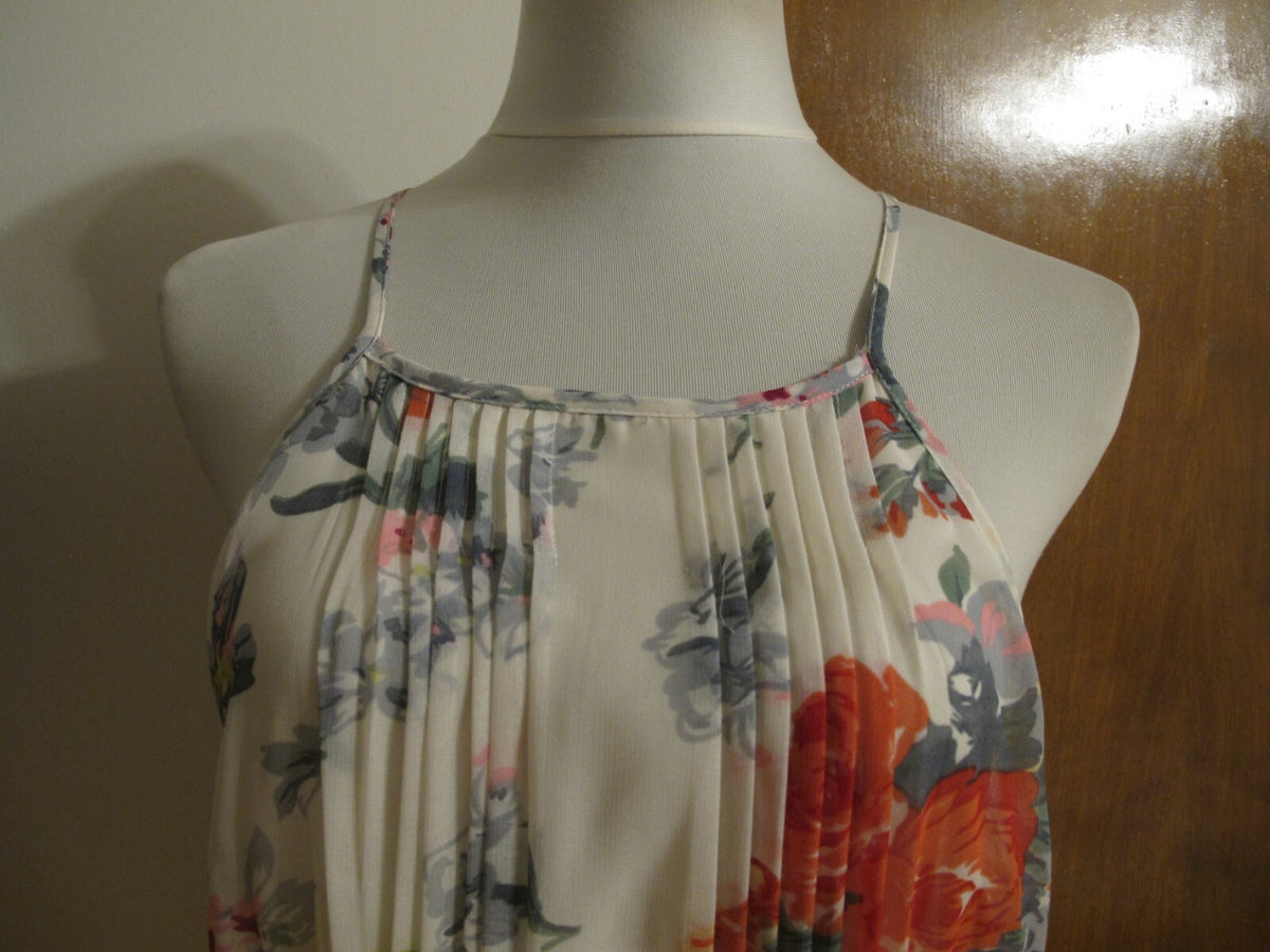 Anthropologie Ranna Gill Floral Swing Crochet Lace Detailed  Dress Large