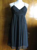 Maxandcleo women's black silk lined evening dress Size 8 NWT 