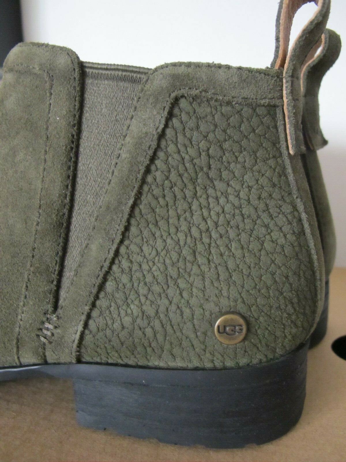 UGG Mcclaire ankle boots women’s soft suede green new 7, 8
