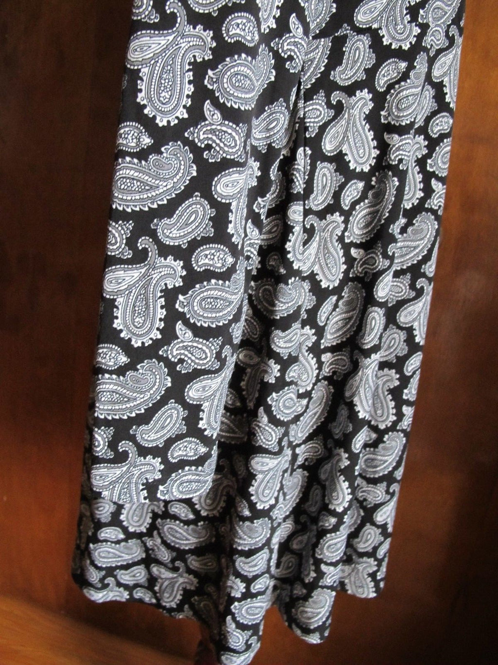 Michael Kors women’s printed multi color boat neck jersey A-line dress large 