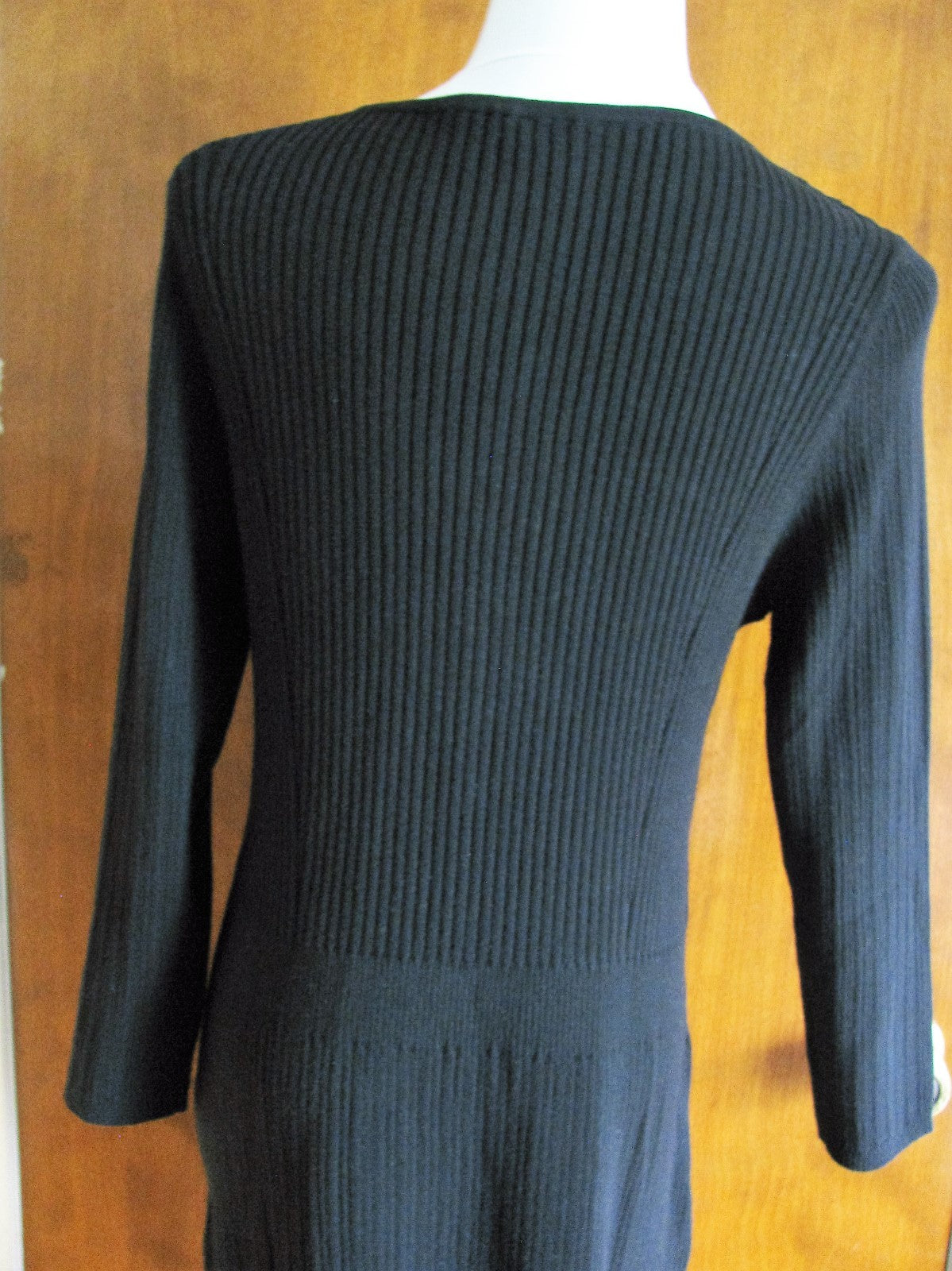 Gap women's Black Cotton Viscose Sweater Dress Xlarge Fits size Large 