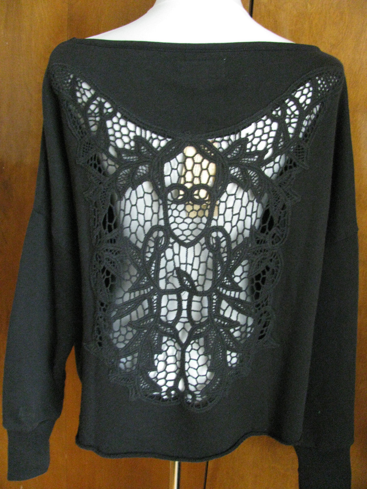 Denim & Supply women’s black cotton pullover 