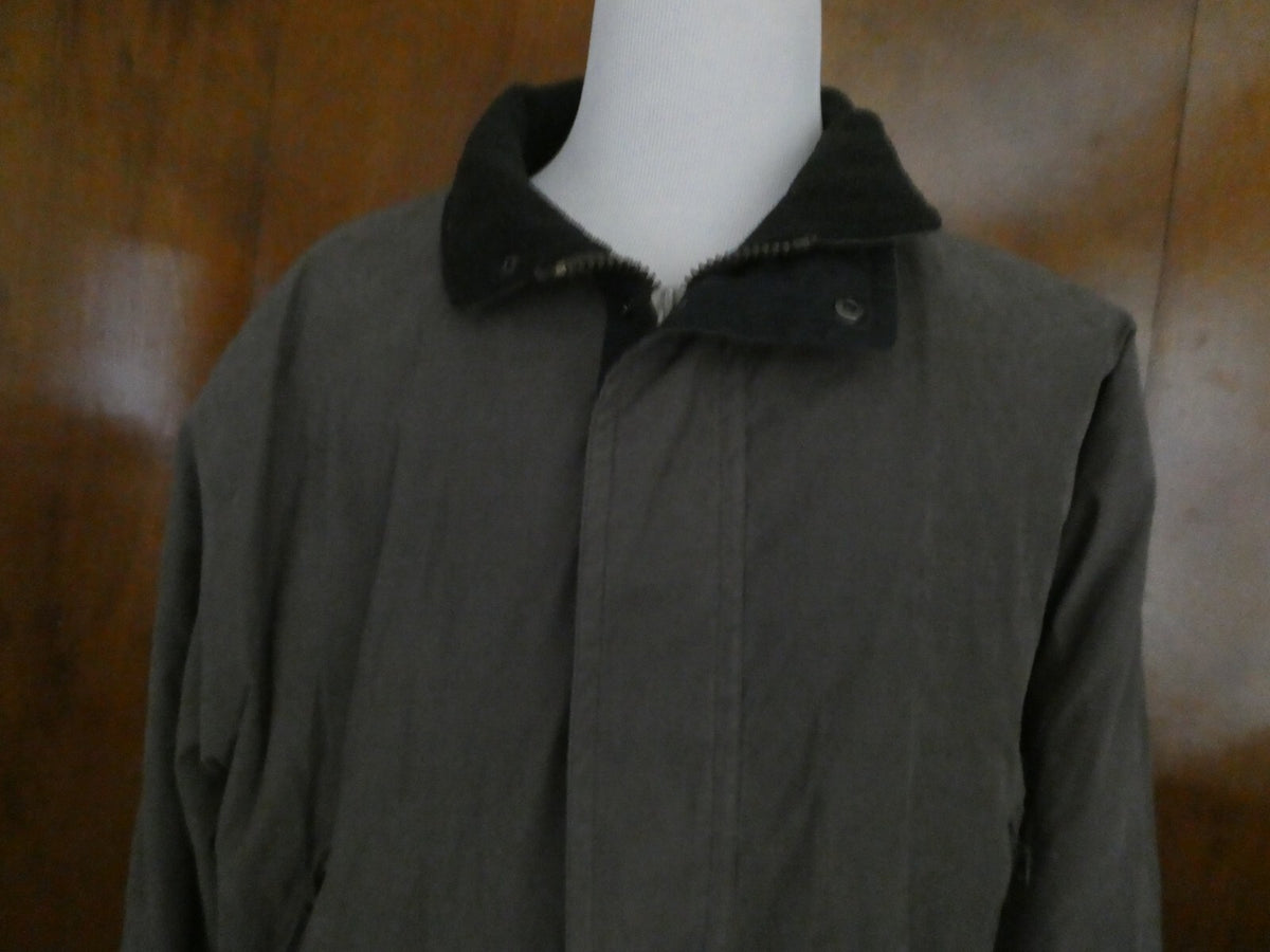 Forest Club by Rainforest Men’s Brown Green Casual Coat Jacket Zip Large