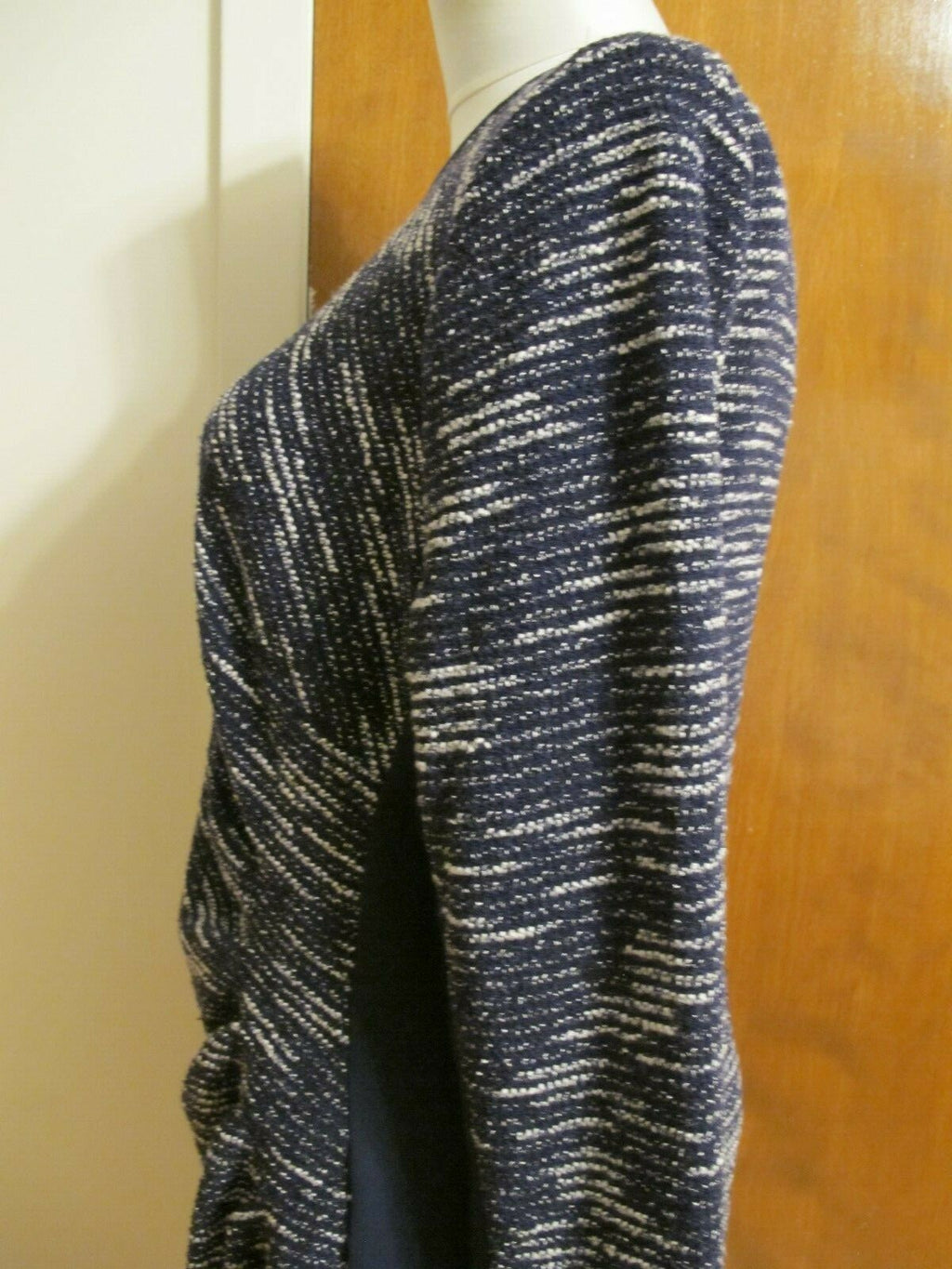 Ralph Lauren Women’s Navy Gathered Long Sleeves Dress Size 14 