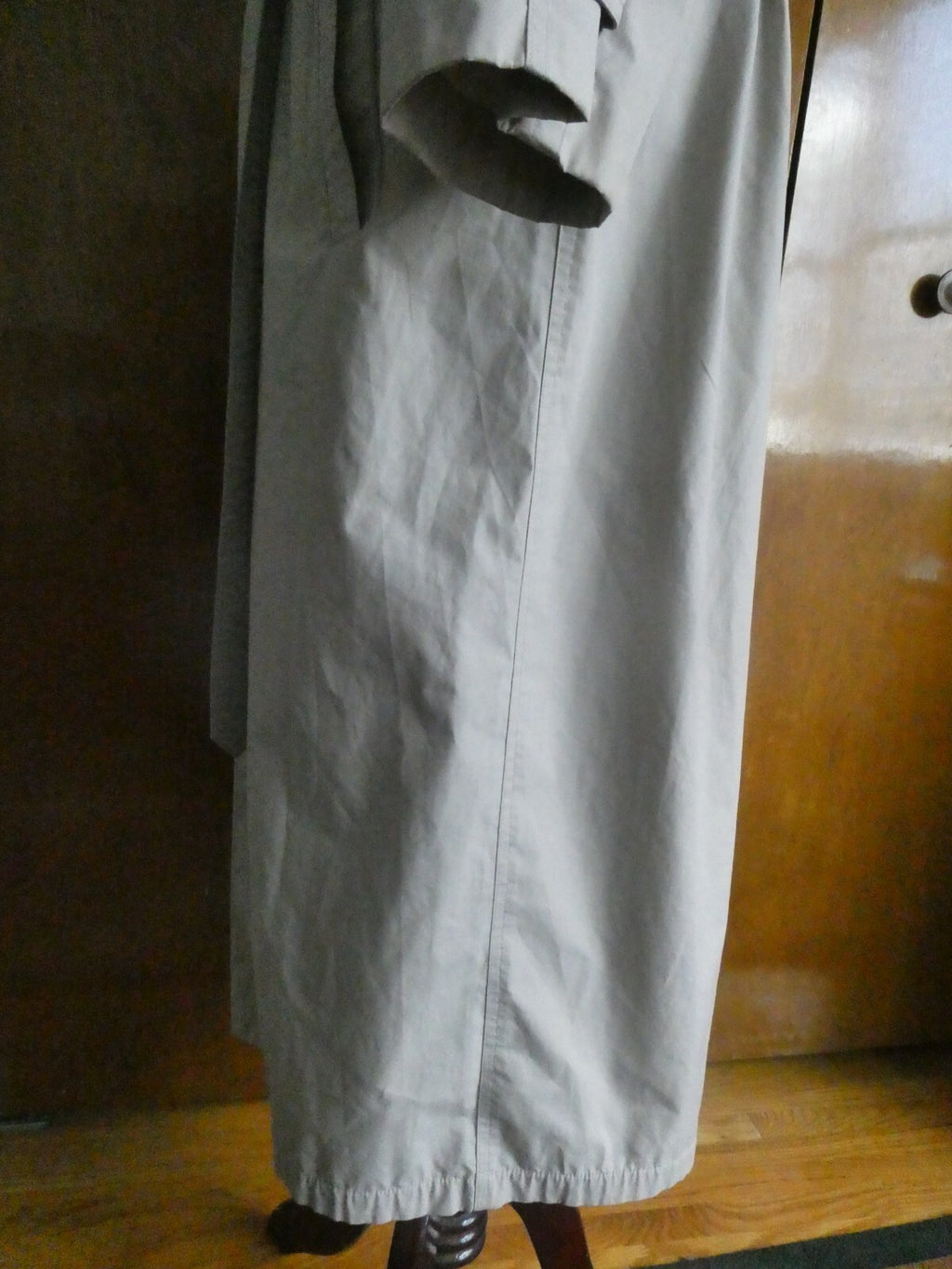 Misty Harbor Women’s Beige Long Trench Coat VTG Size 14