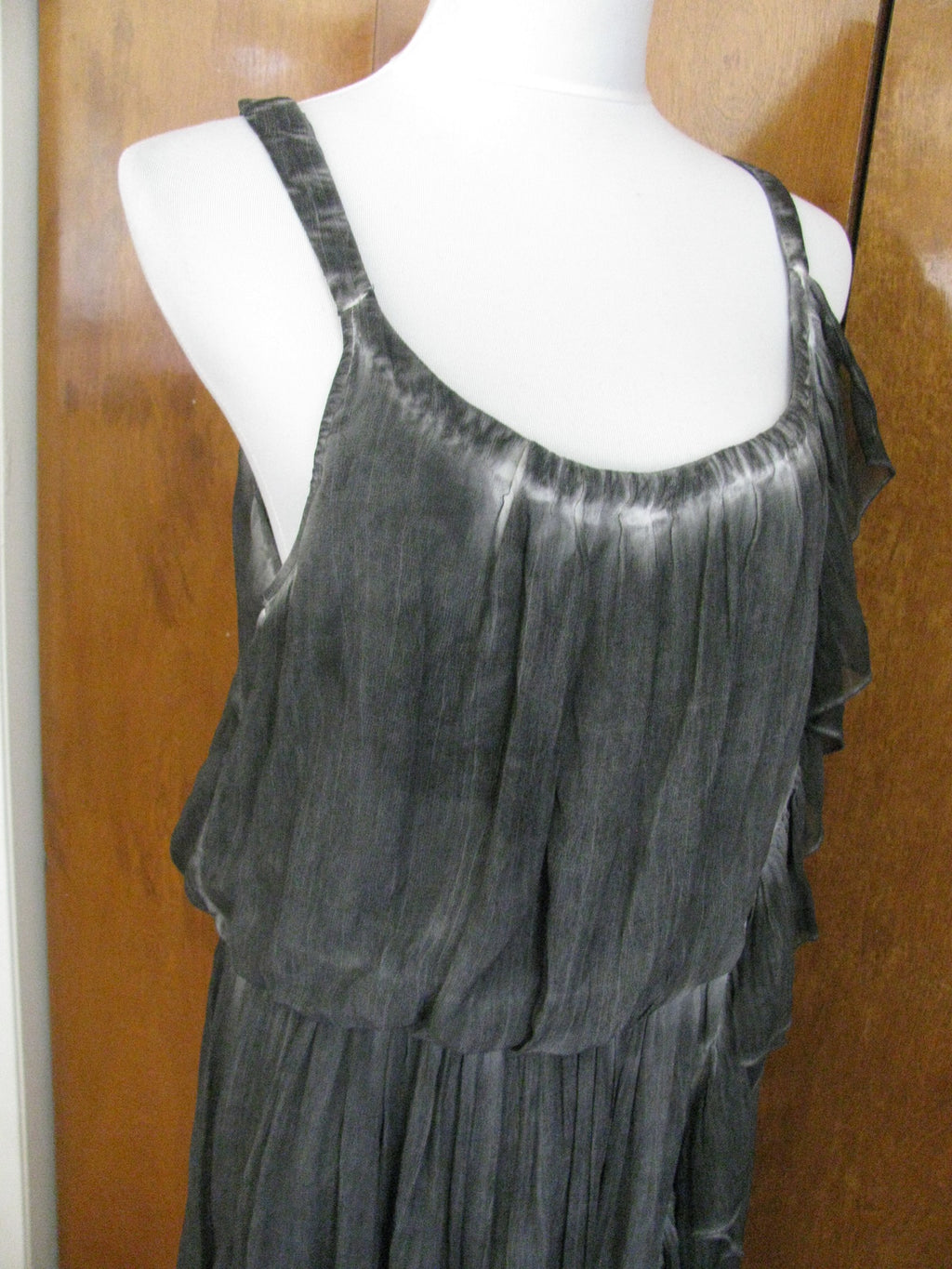 Free People Women’s Asymmetric Black Gray NWT Dress Size Large 