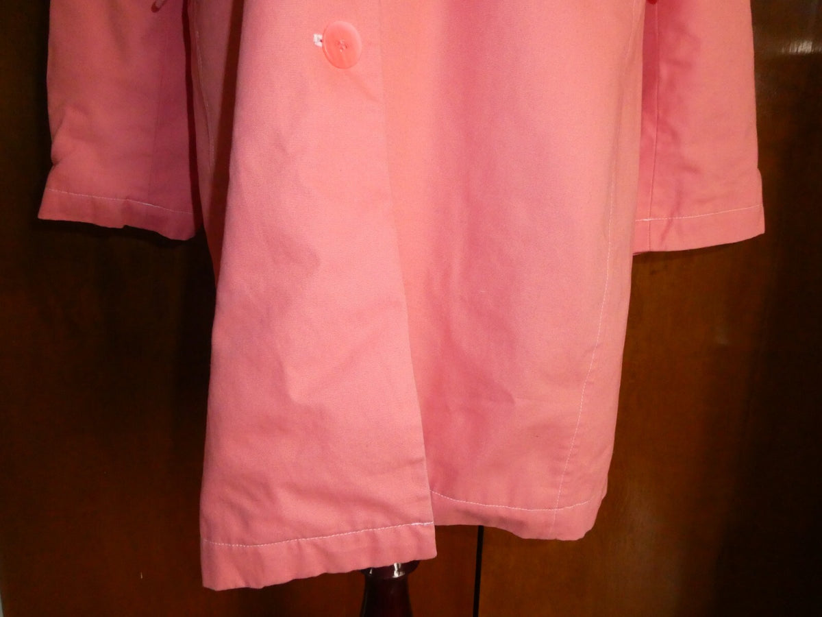 JH Women's Orange Long Sleeve Trench Coat Size 14 (can fit size 12)