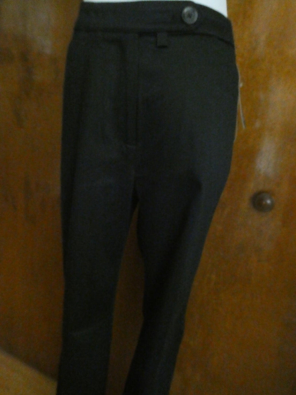 Jones New York Signature women's cotton black pants wide leg at bottom size 12