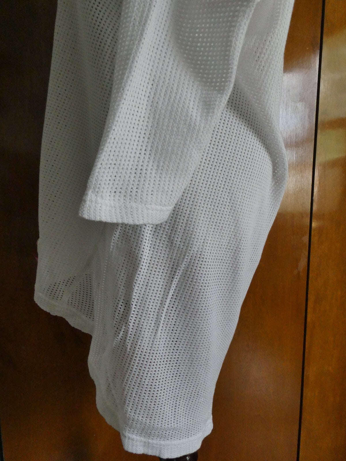 Free People Women’s White 3/4 Sleeves Tunic Long Beach Top Size M/L