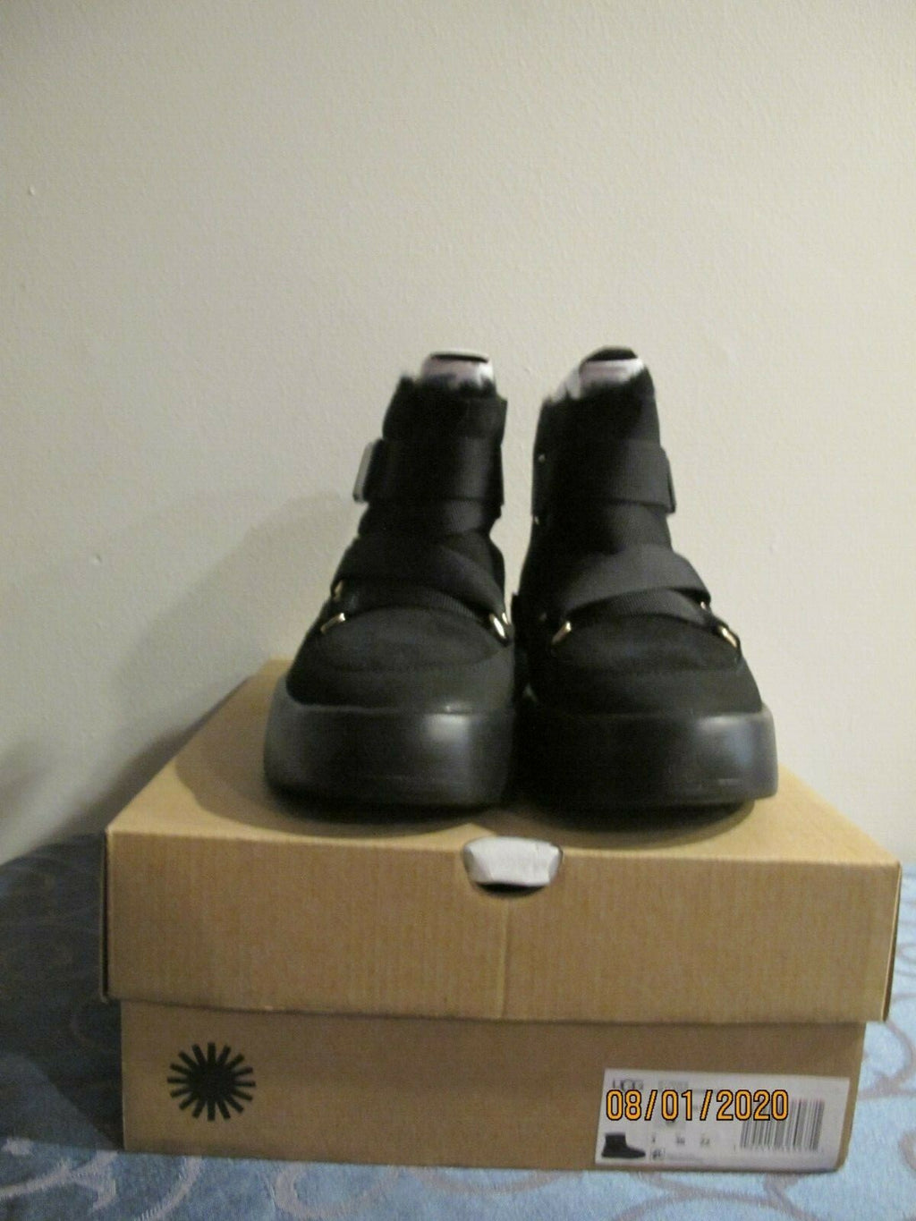 Ugg Australia Women's Black Classic Boom Buckle Combines Sneaker And Boot 5