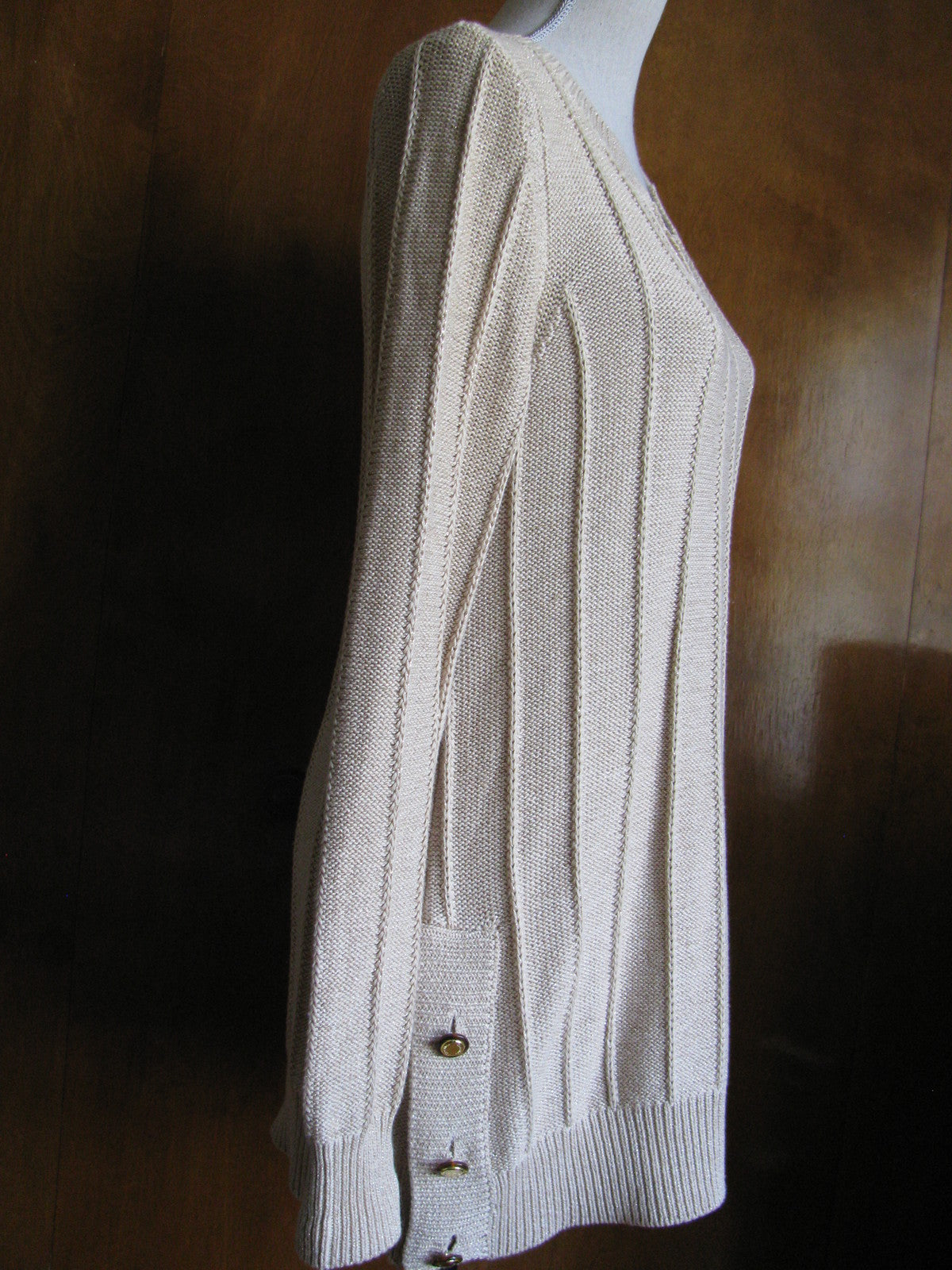 Calvin Klein women's heather safari tunic detailed sweater size Medium NWT