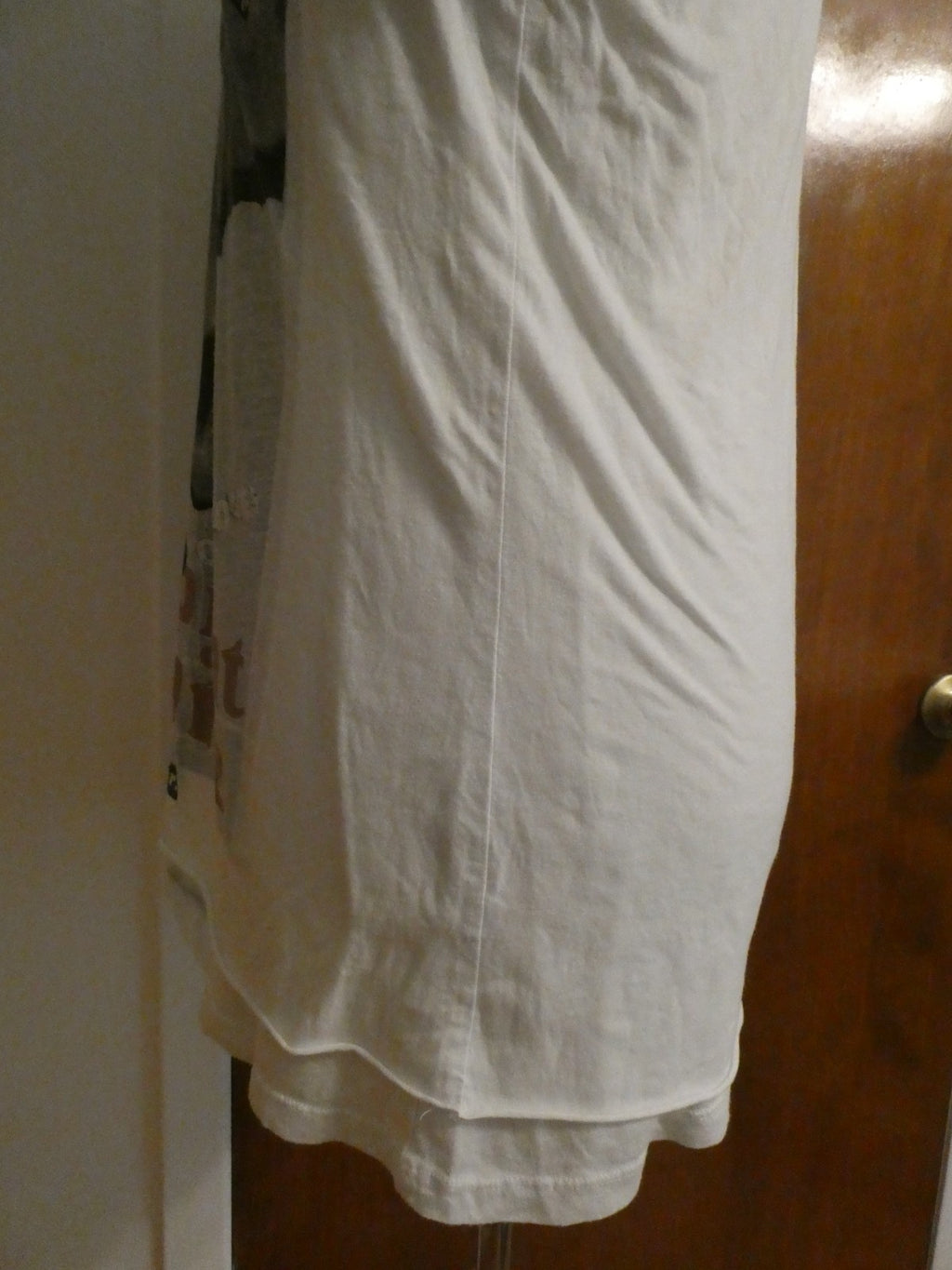 Second+Sunday Men White Graphic T-Shirt Soft Cotton Print Crew Neck XXL (fitsXL)
