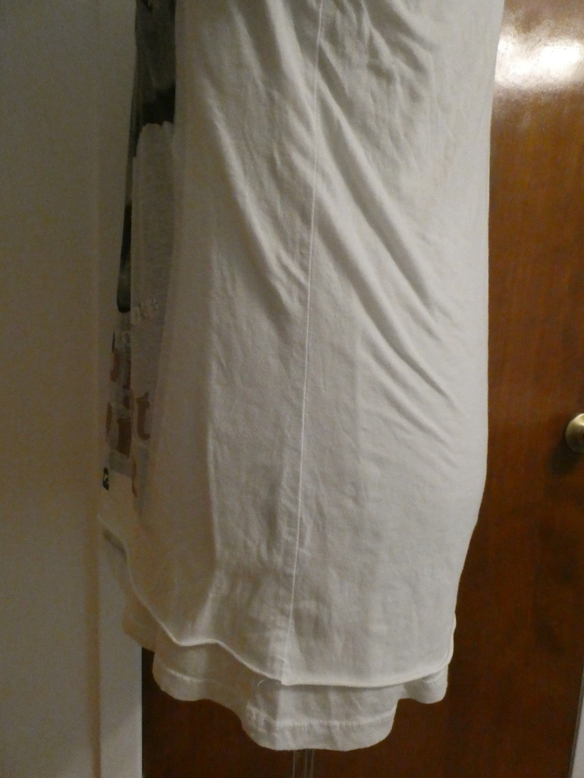 Second+Sunday Men White Graphic T-Shirt Soft Cotton Print Crew Neck XXL (fitsXL)