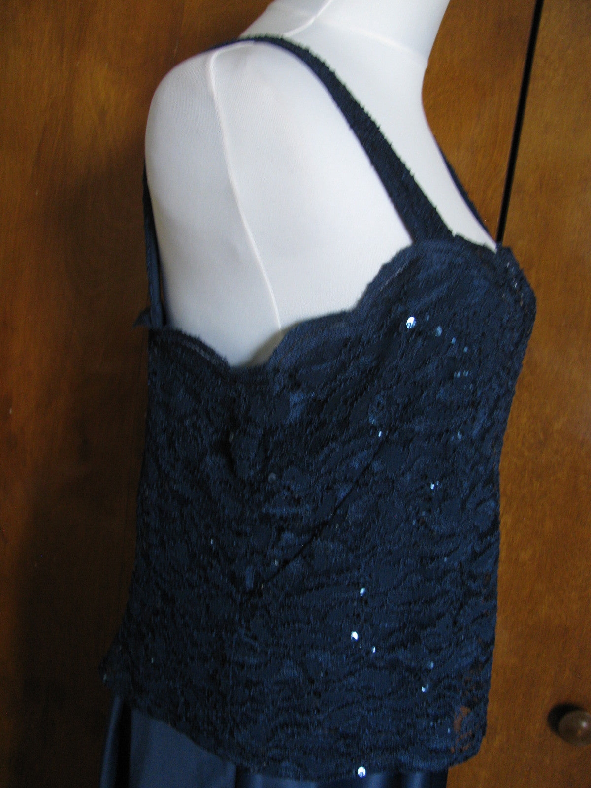 Alex evenings women’s navy maxi dress size 14