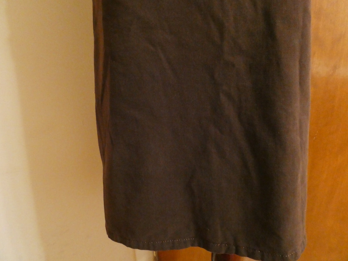 Sisley women's brown stylish cotton skirt tag size 46 (USA fits size 12)