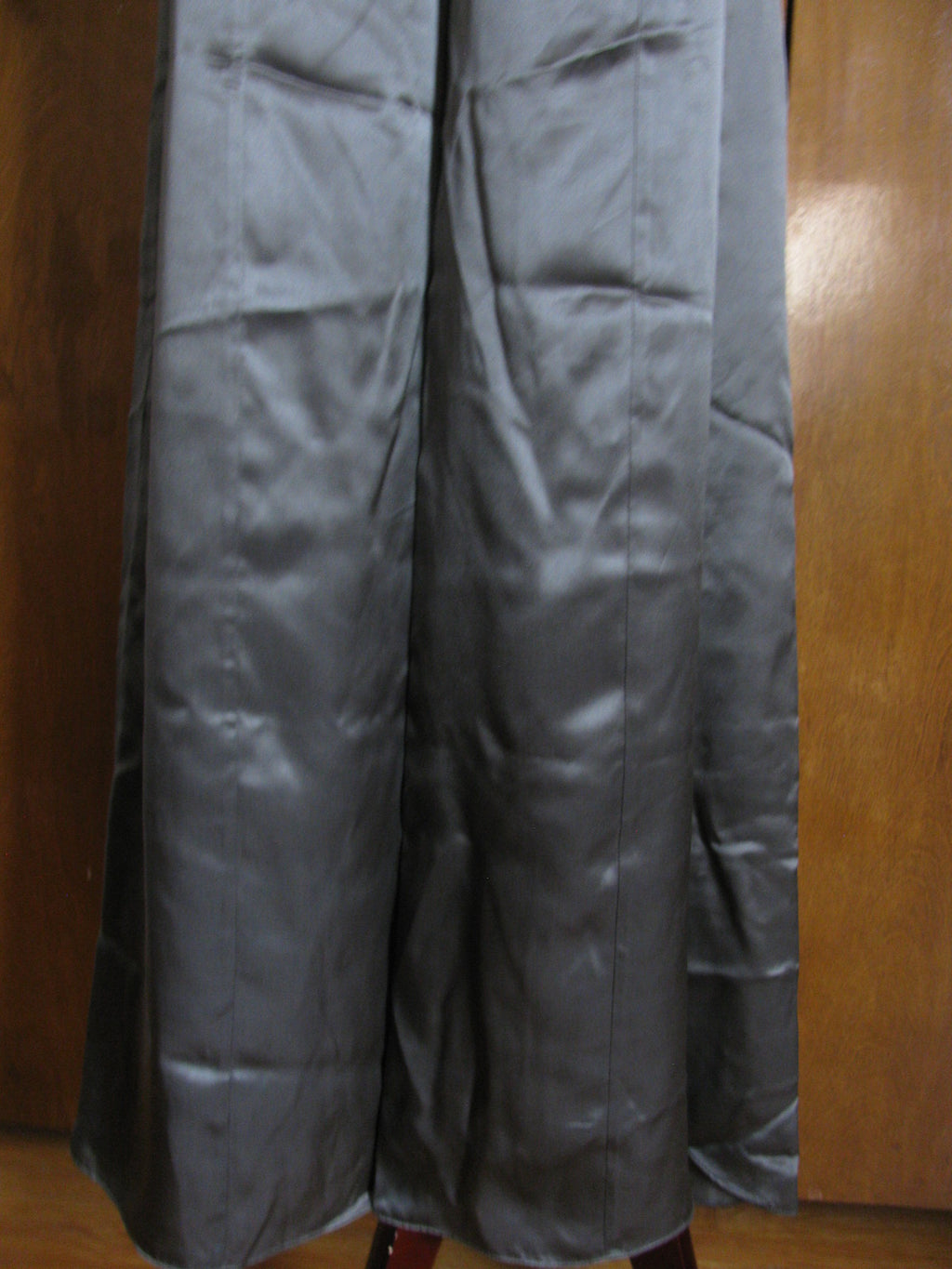 Theyskens Theory Theyskens Paige women silk silver steel dress pants 2 New W/Tag