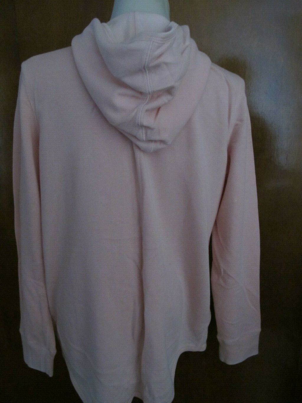 Gap Women's Light Pink Cotton Blend Hooded Pullover Sweater Large