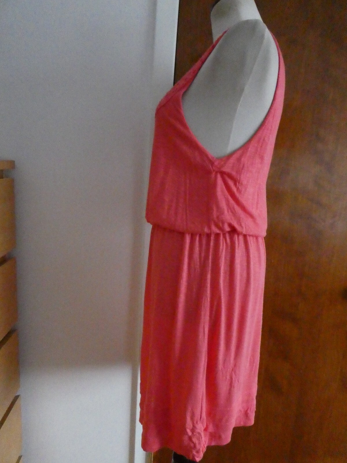 Calvin Klein Jeans women's viscose coral summer dress size medium
