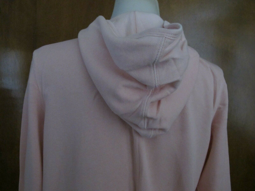 Gap Women's Light Pink Cotton Blend Hooded Pullover Sweater Large