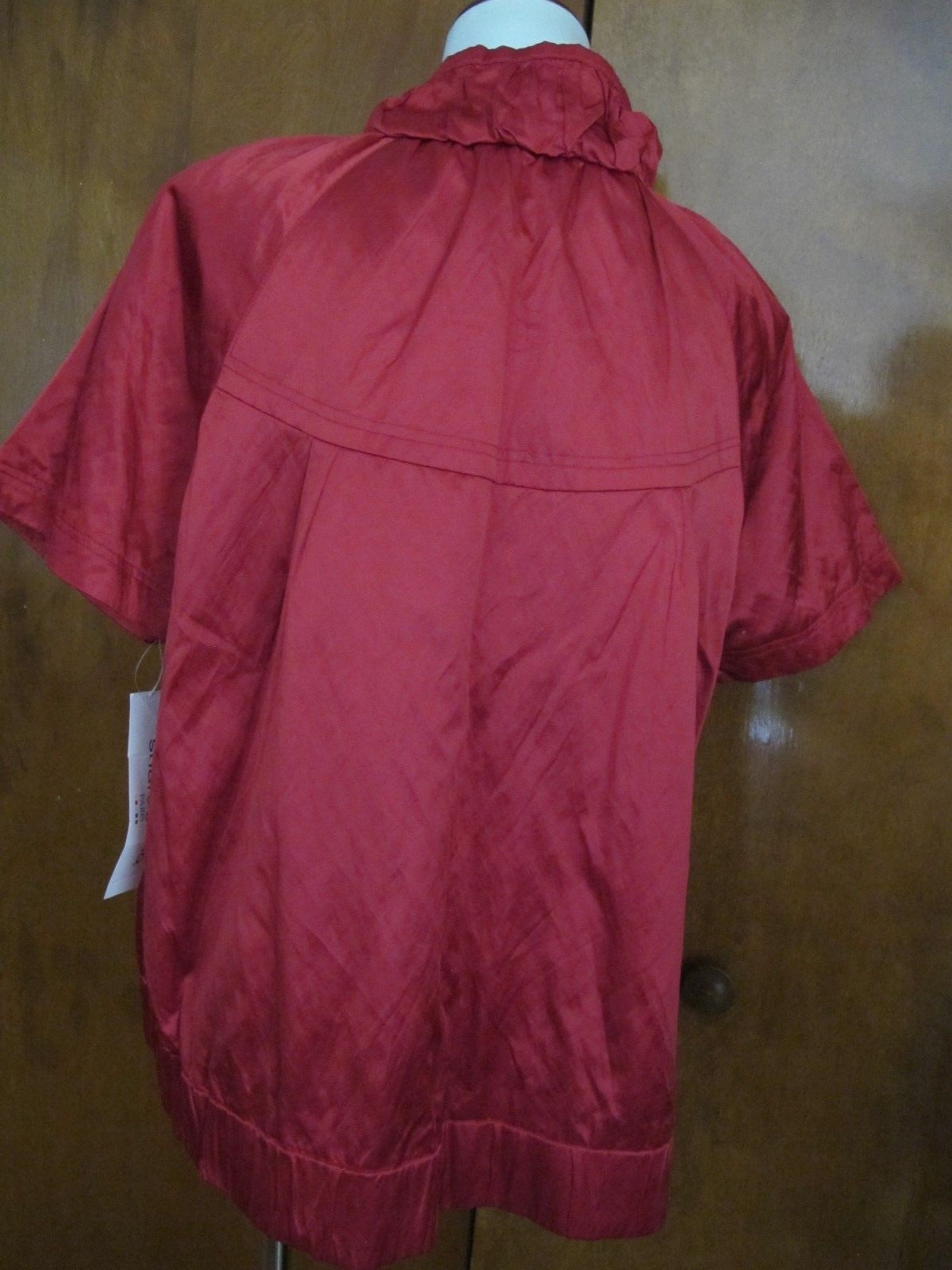 Sharagano Paris women's red lightweight lined jacket size Xlarge NWT