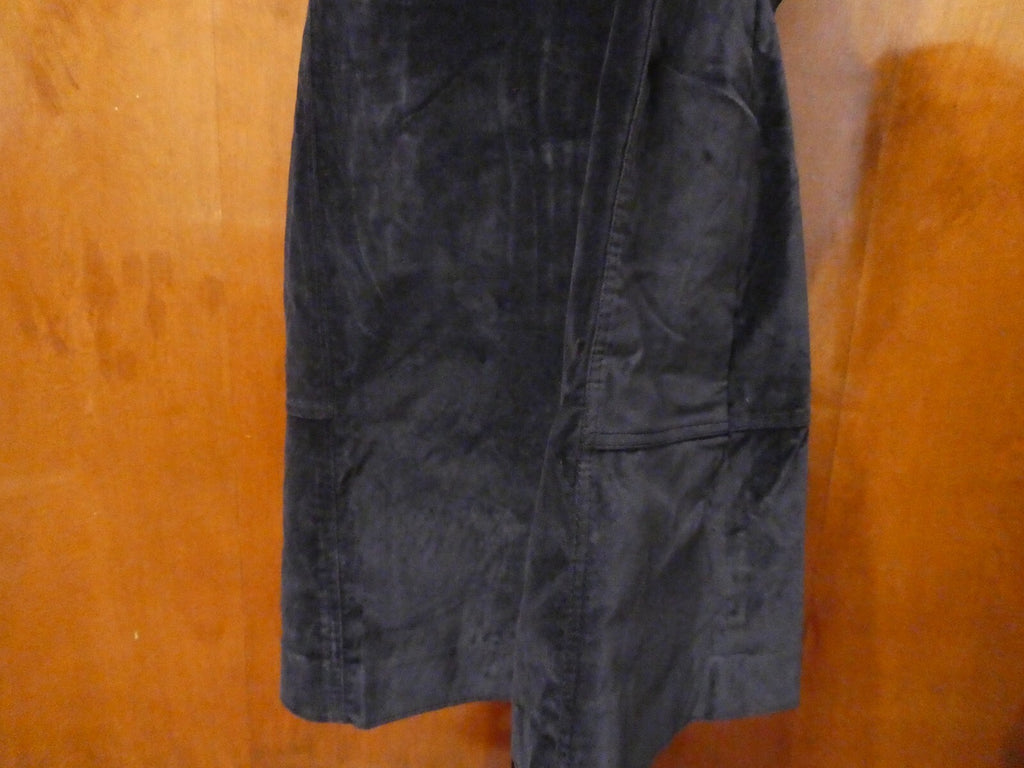 Gap Women’s Black Velour Sleeveless Side Pockets Lined Dress Size 20
