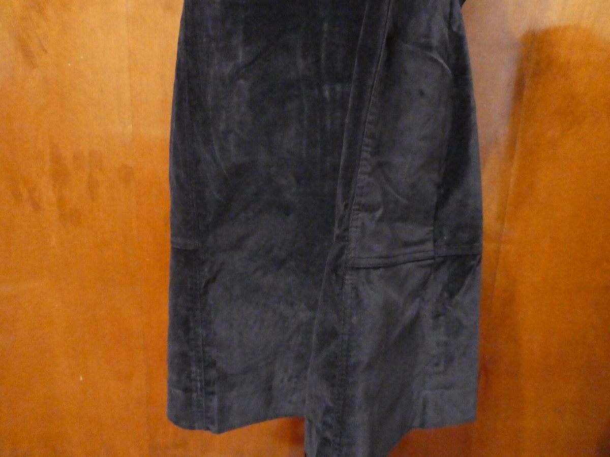Gap Women’s Black Velour Sleeveless Side Pockets Lined Dress Size 20