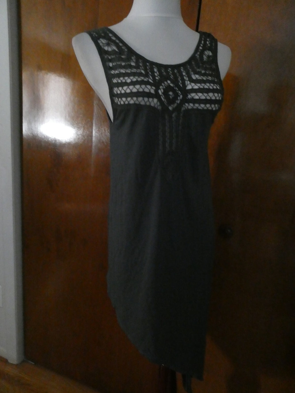 Free People Women’s Asymmetric Deep Teal Sleeveless Dress XS 