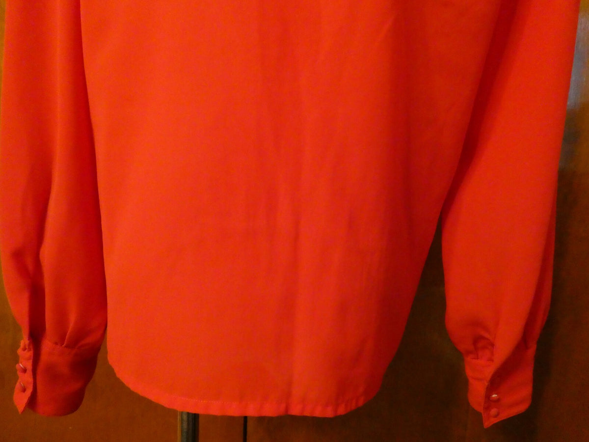 S.K. and Company Red Long Sleeve Stylish Blouse Top Size 12