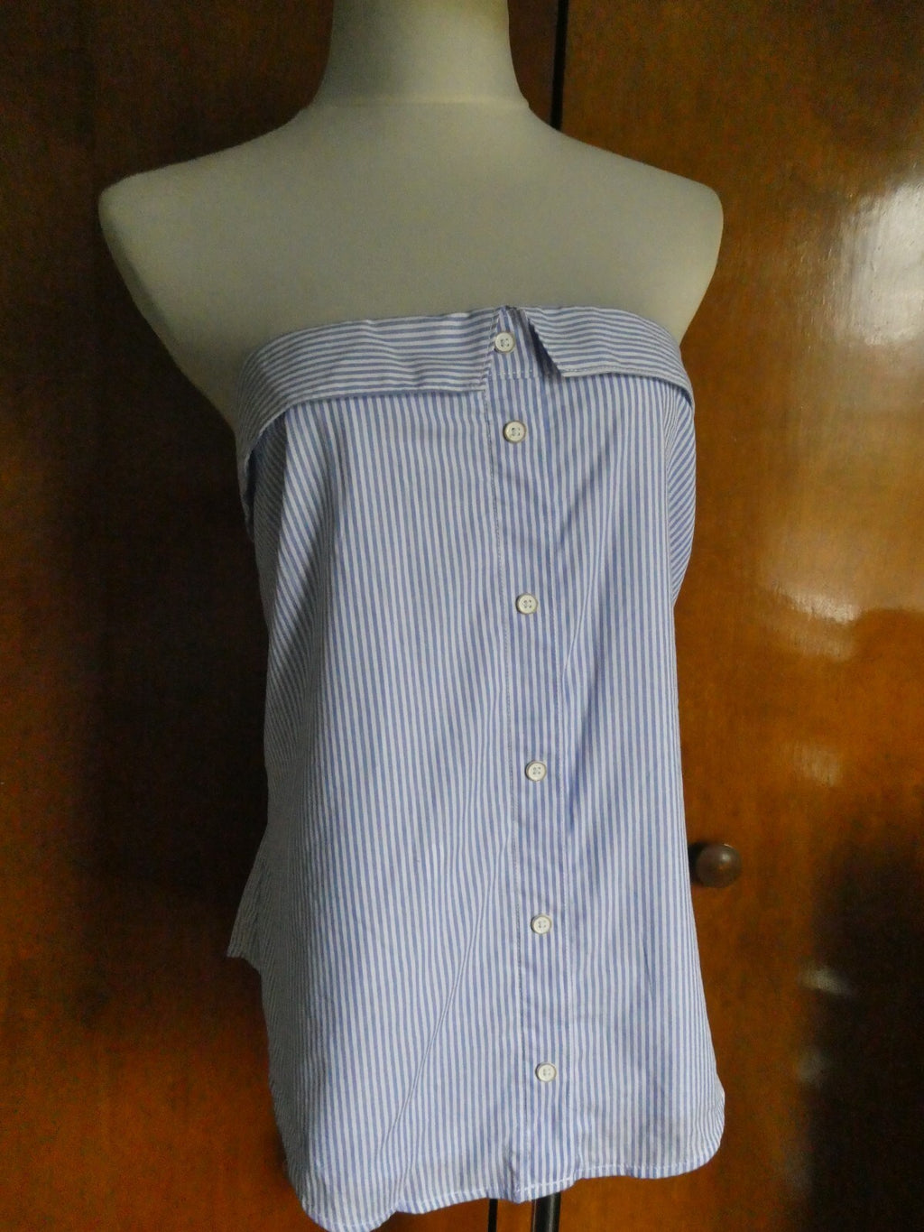Anthropologie Maeve Women’s Cotton Lined Blue Motif Top Tank Size 14
