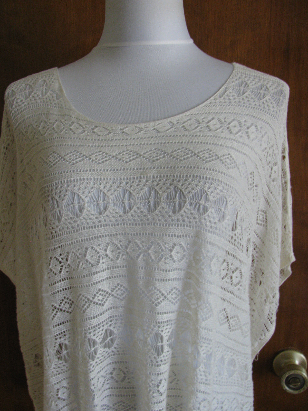 Denim & Supply women's cream linen top New