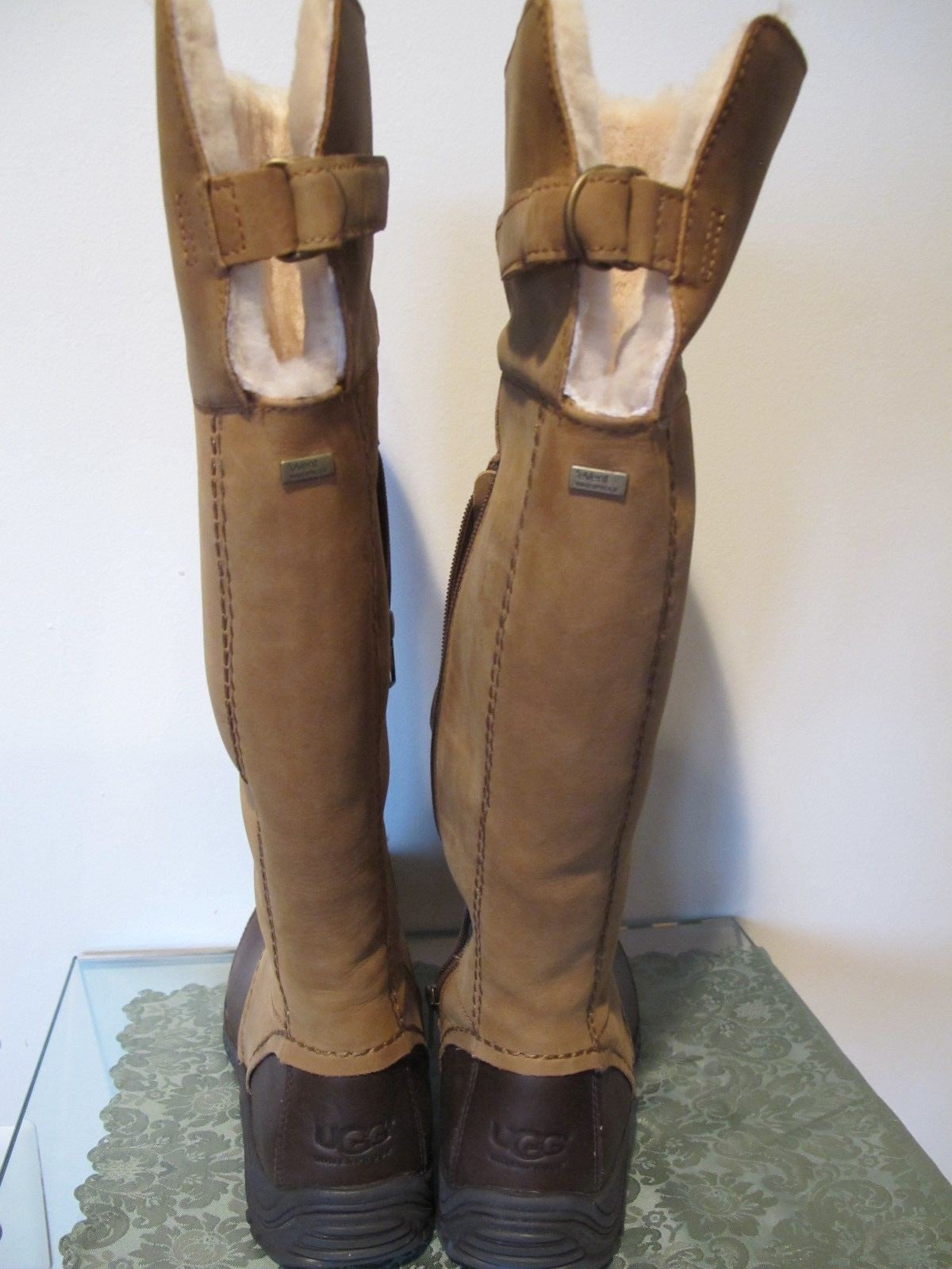 UGG Australia women’s beige brown waterproof New boots (runs small)