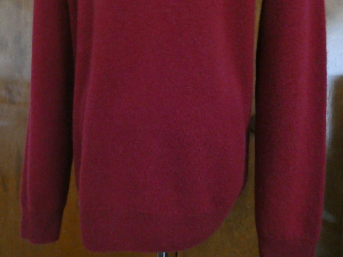 By Bloomingdale's Women's Rust 100% 2-PLY Cashmere Turtleneck Sweater XL
