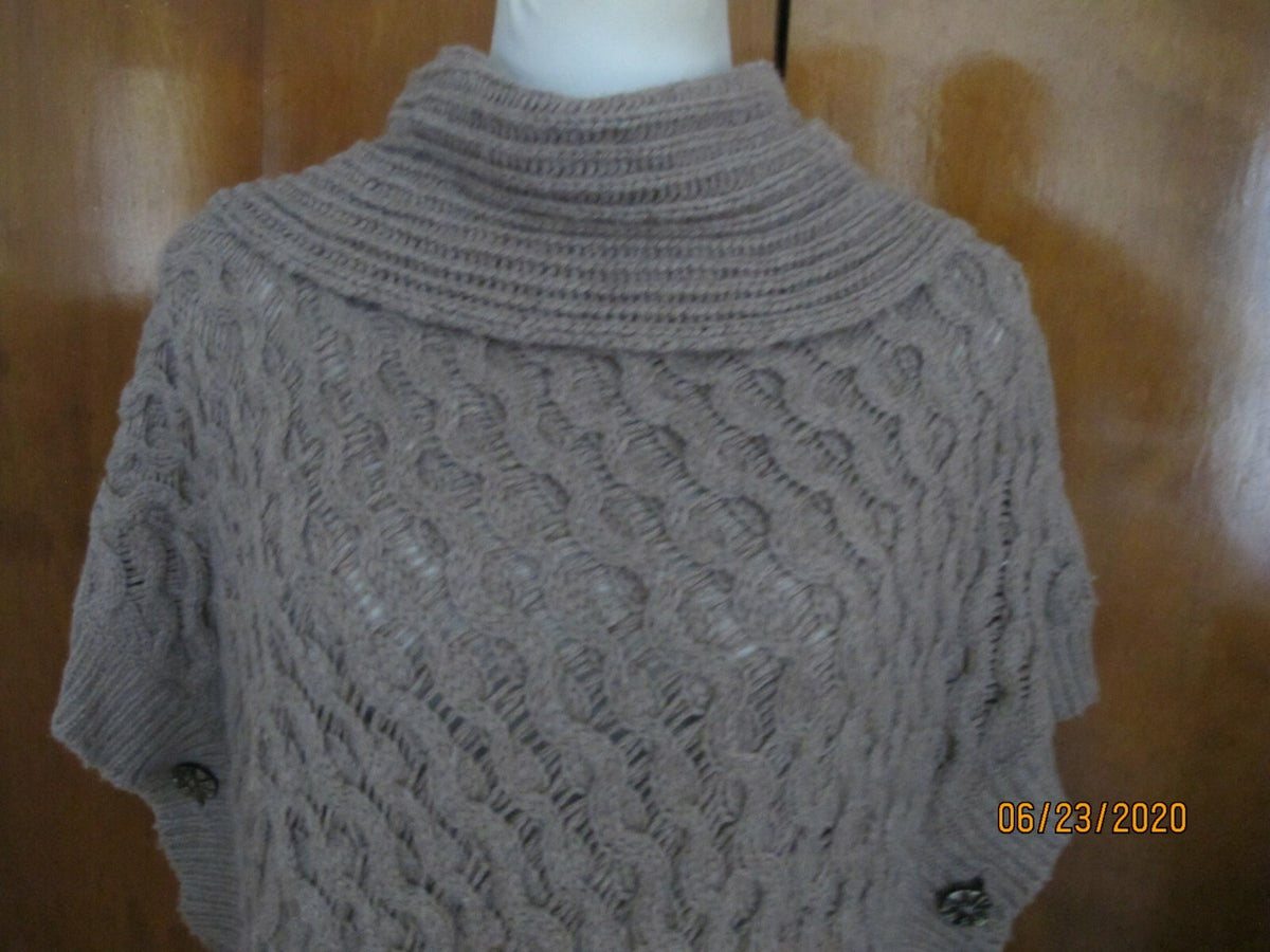 Anthropologie Angel of the North Women’s Taupe Cowl Neck Sweater Size M/L