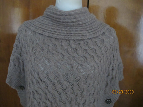 Anthropologie Angel of the North Women’s Taupe Cowl Neck Sweater Size M/L