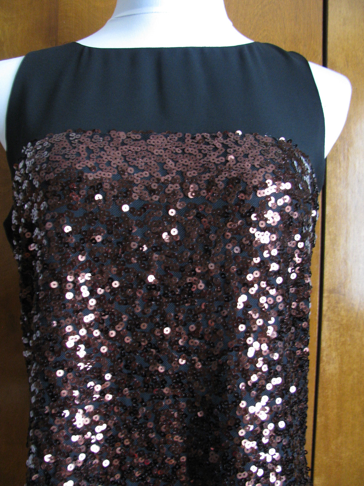 Michael Kors women's black evening top 8 