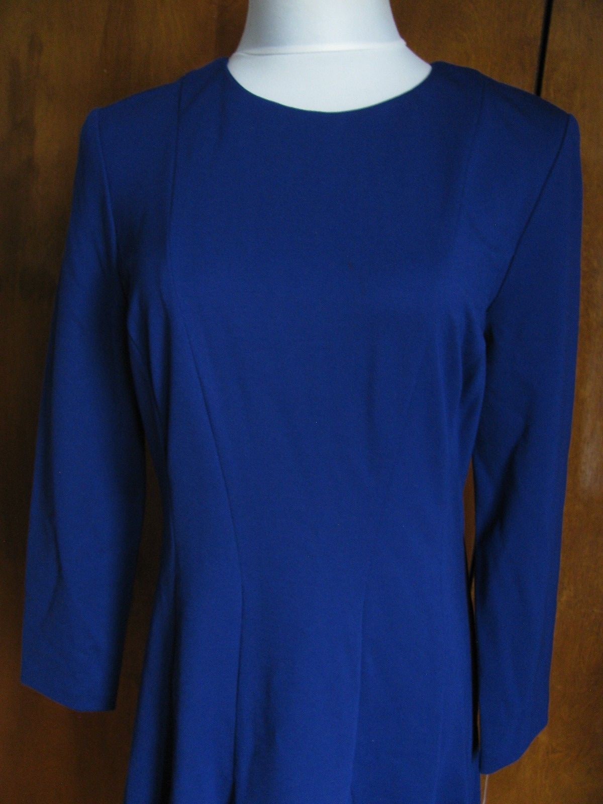 Ralph Lauren women’s stylish A-line cannes blue NWT detailed dress size 12