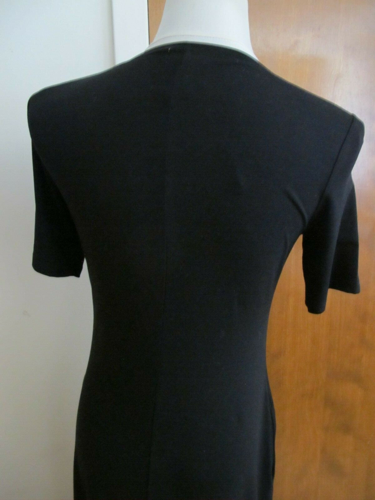 Eileen Fisher women's black A-line dress size PP/PTP