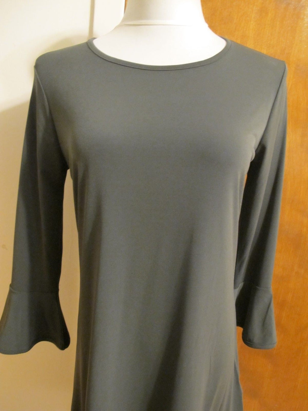 Michael Kors Women's Green Ivy Flare Hem Bell Sleeves Dress New