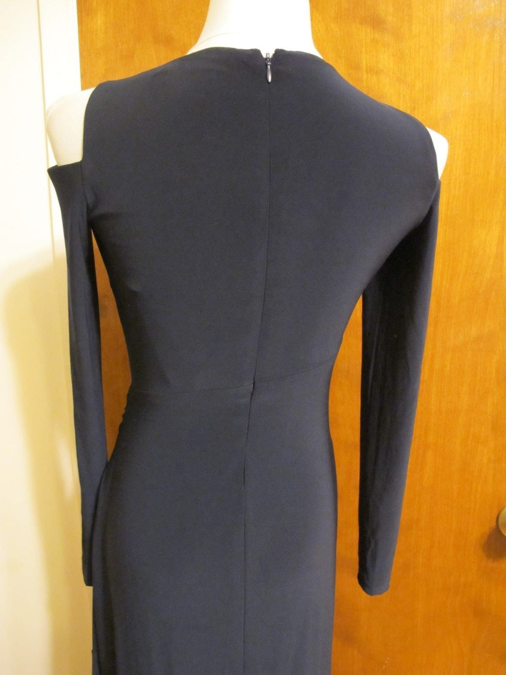 Lauren Ralph Lauren Women Navy Lined Evening Maxi Cutout A-line Dress New