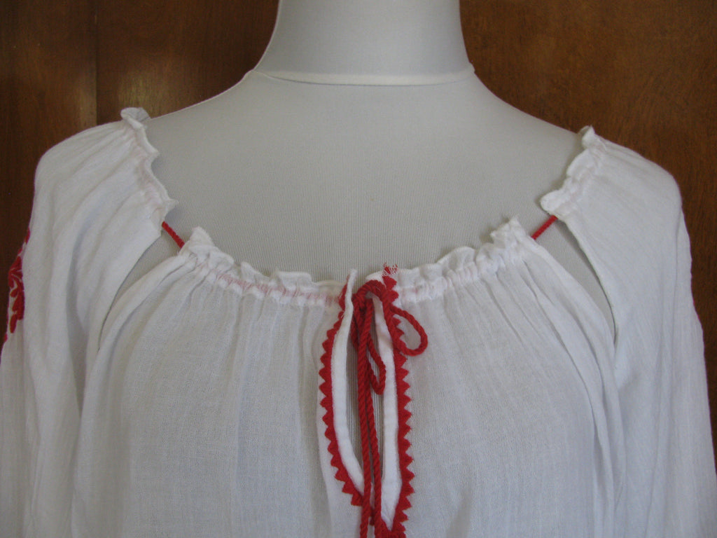 Ralph Lauren Denim & Supply women white cotton embroidered top